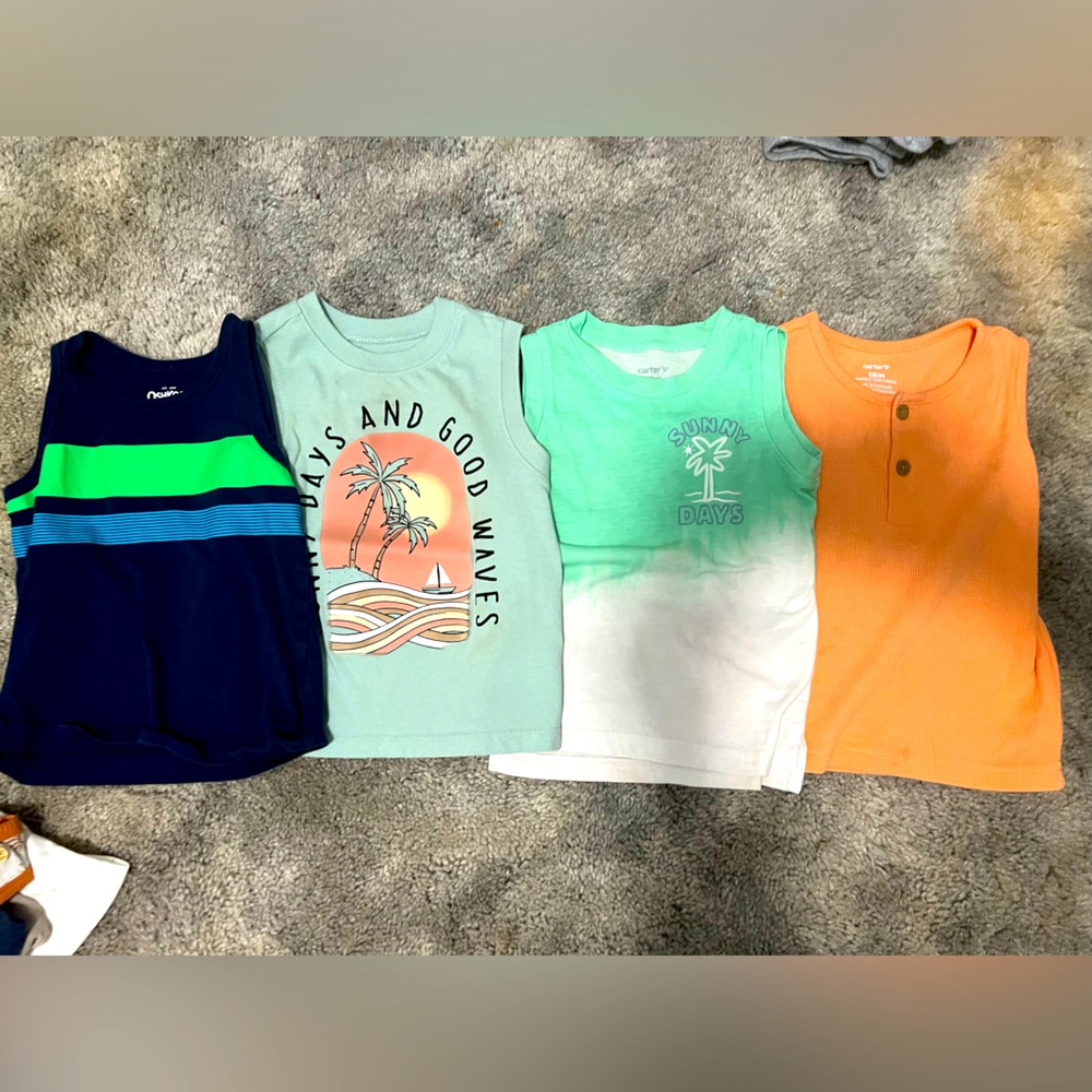 Boy tank top lot